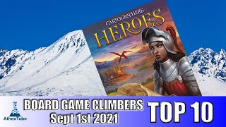 Top 10 Board Game Climbers for Week Ending in September 1st 2021