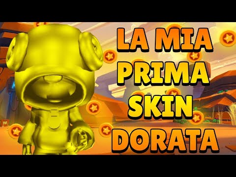 LA MIA PRIMA SKIN GOLD..SHOPPO LEON 24 CARATI..BRAWL STARS