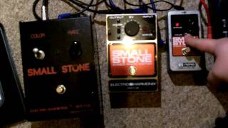 Video thumbnail for EHX Small Stone Phaser Shootout by TheColdNorthWind