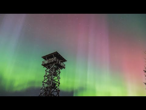 Aurora Borealis - Virmalised Tartumaal 17.03.2015 - 18.03.2015; March 17, 2015