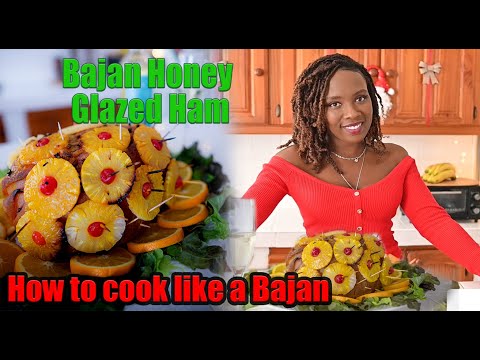 Bajan Christmas Ham, Bajan Beer and Honey Glazed Ham