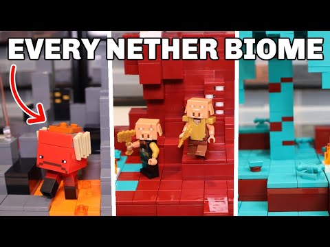 SW Bricks - I BUILT EVERY NETHER BIOME in LEGO