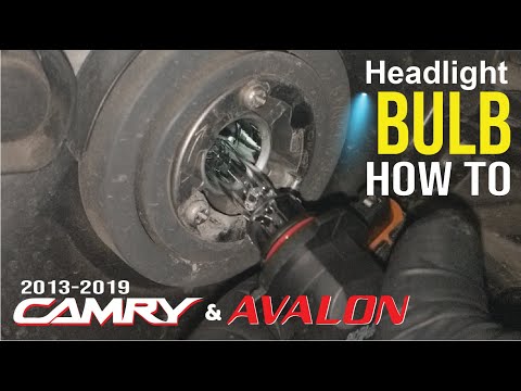 2013-2017 Avalon & Camry: Headlight Bulb Replacement