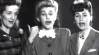 The Andrews Sisters - Boogie Woogie Bugle Boy From Company B
