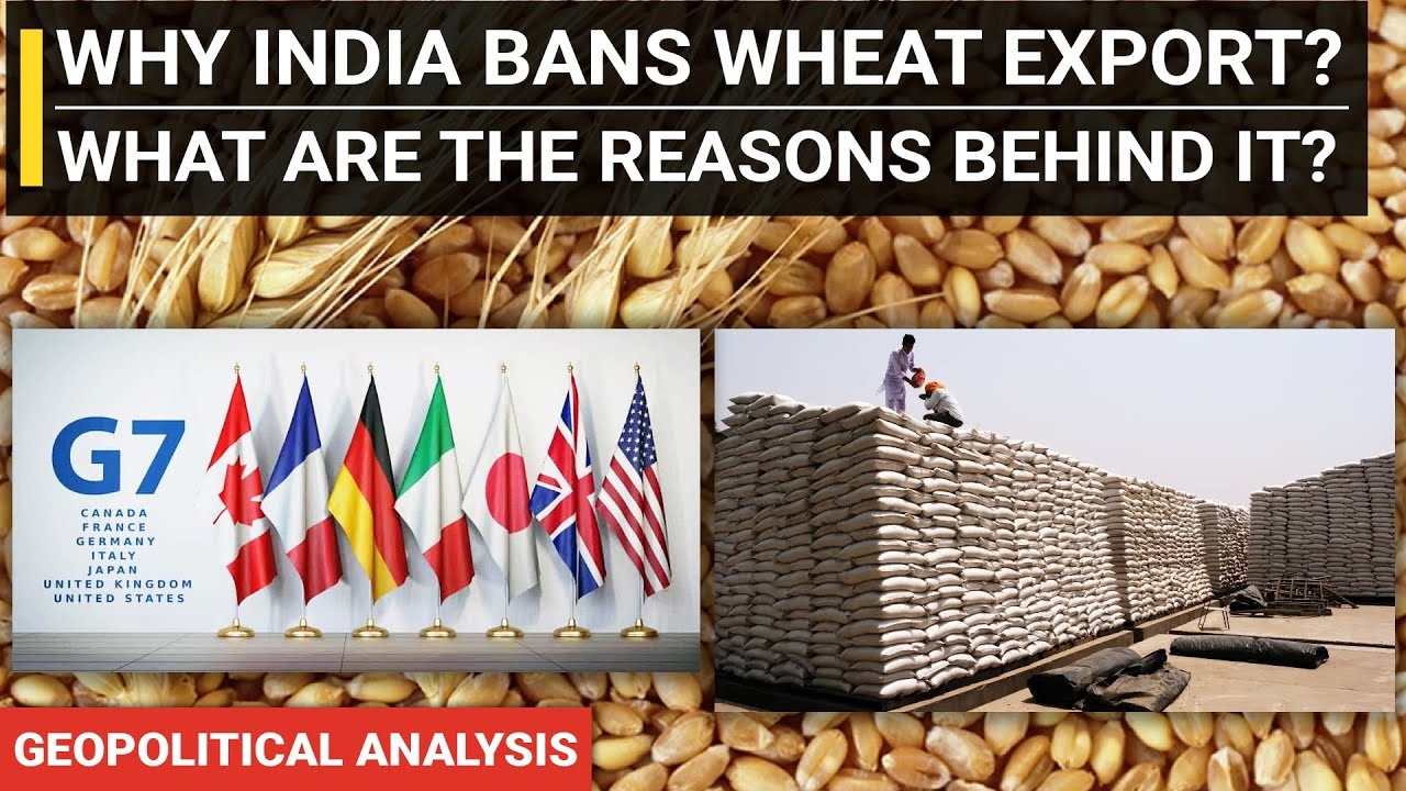 Why India bans wheat exports | Reason explained in depth | Current Affairs, Geopolitics, Economy