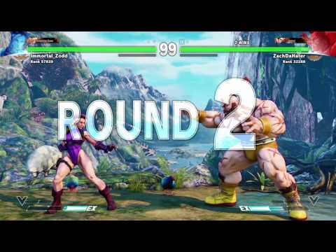 SFV Zangief vs Cammy   MUST CATCH CAMMYYYY!!!