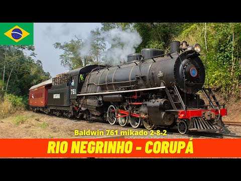 Steam Loco Cab Ride Rio Negrinho → Corupá (Trem da Serra do Mar - Brazil, October 2024) 4K