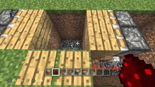 マインクラフト 簡単 落とし穴のつくり方