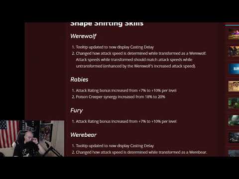 Diablo 2 Resurrected 2.4 PTR Patch Notes Part 5 Druid