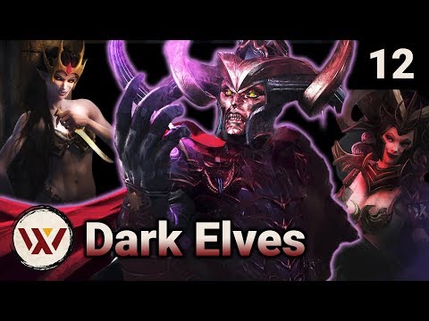Pink Elves! #12 Total War: Warhammer 2 Dark Elves Malekith Campaign Gameplay