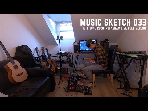 【Yawara Music Sketch 033】13th June 2020 Insta live, Fluid Ambient Works - Yawara Music