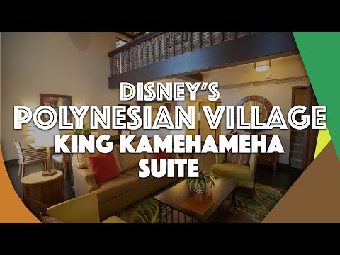 King Kamehameha Suite at Disney's Polynesian Village || 4K Room Tour