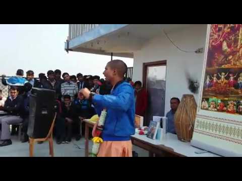 HG Kripalu Gaur Sundar Prabhu Seminar in college at Mirchaiya