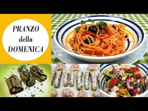 MENÙ ESTIVO DELLA DOMENICA Ricette Facili e Veloci