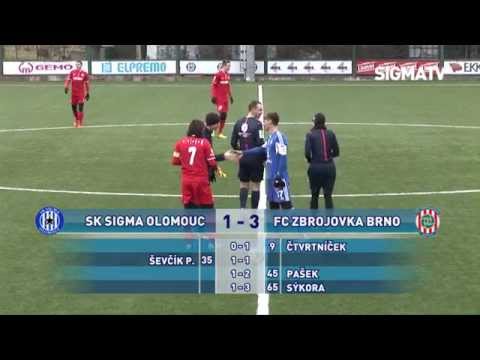 Příprava, SK Sigma Olomouc - FC Zbrojovka Brno 1:3
