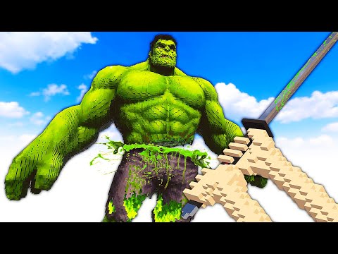 KATANA Cuts Hulk in Half - Teardown Mods Gameplay