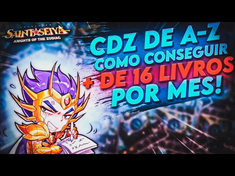 COMO CONSEGUIR MAIS DE 16 LIVROS POR MÊS!!! CDZ DE A-Z! - SAINT SEIYA AWAKENING