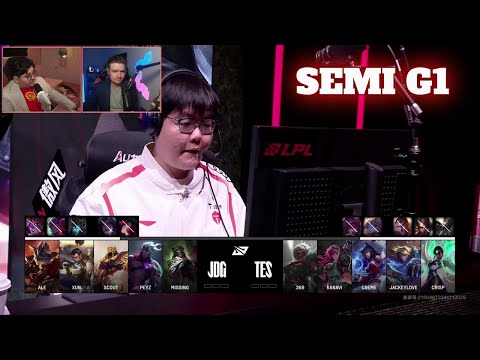 JDG vs TES - Game 1 | Semi Final S15 LPL Winter Playoffs 2025 | Top Esports vs JD Gaming G1 full