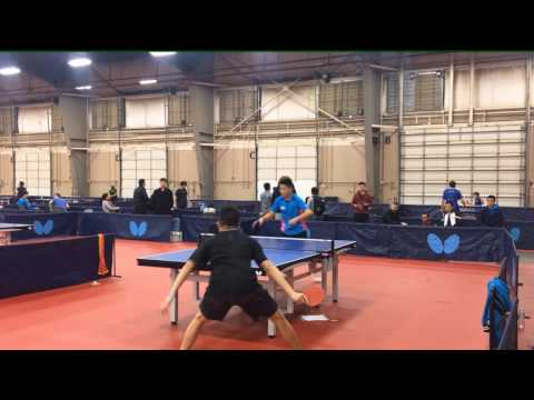 2017 Arnold Table Tennis Challenge Roger Liu vs Kai Wai Tsoi