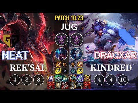 GEN Neat Rek'Sai vs DRX Dracxar Kindred Jungle - KR Patch 10.23