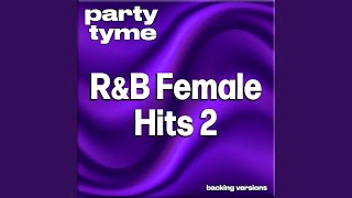 Cross The Room (made popular by Monica) (backing Version)