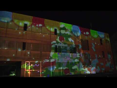 生命科学科 2020/12/18　メディア映像学科｜アニメコース有志学生によるプロジェクションマッピング上映会