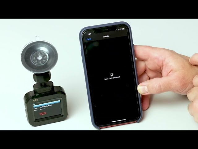 Dashcam A1PRO mit GPS WIFI und Magnethalter für einfache Bedienung