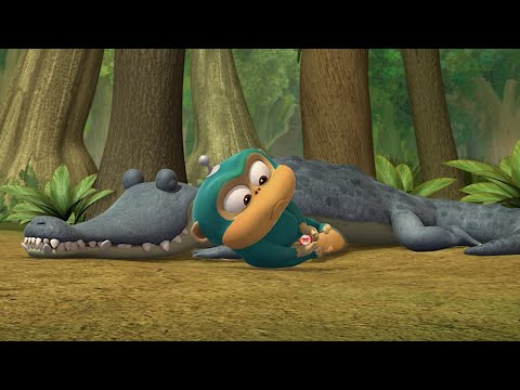 Alien Monkeys 👽Crocodile 3🐊 Animation for Kids | WOW CLUB