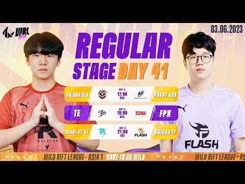 [EN] CES vs NGX | TE vs FPX | KT.RY vs TF - REGULAR STAGE DAY 41 WRL ASIA 2023 (BO3)
