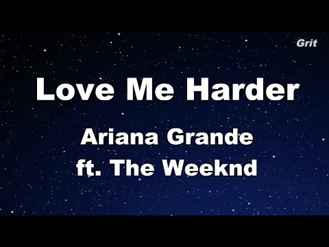 Love Me Harder - Ariana Grande Karaoke【With Guide Melody】