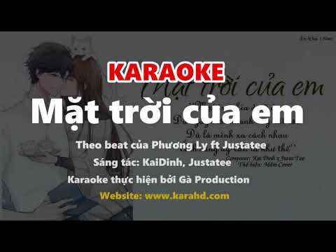 Karaoke [HD] 🎤 Mặt Trời Của Em