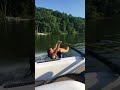 Woman Launches Backward While Watersking Barefoot - 996623