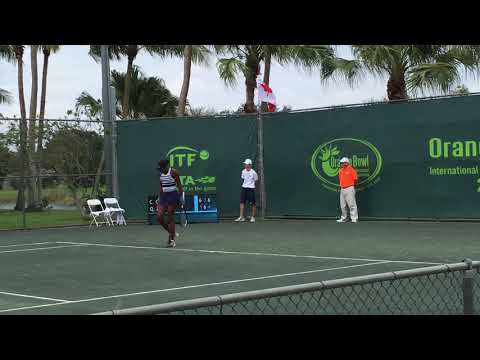 2018 Orange Bowl girls final match point