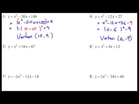 2014.03.03 Vertex Form (Alg.1)