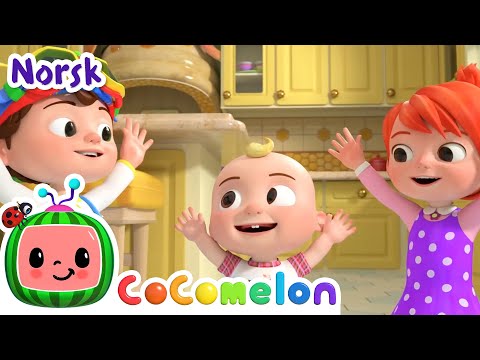 Vaske hender | Vuggesanger for Babyer | CoComelon Norsk