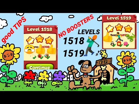 TOON BLAST |Easy GUIDE |no boosters| TOONBLAST|Levels|1518|1519|Easy Tips|🤺✨🦖🦖