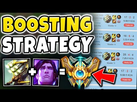 THIS CHINESE BOOSTING STRATEGY RUINED CHALLENGER RANKED! TARIC YI BOOSTING GUIDE - League of Legends