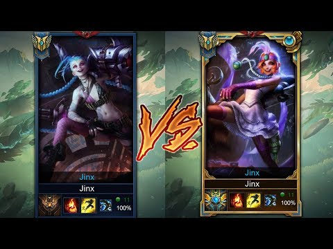Bronze Jinx vs Challenger Jinx