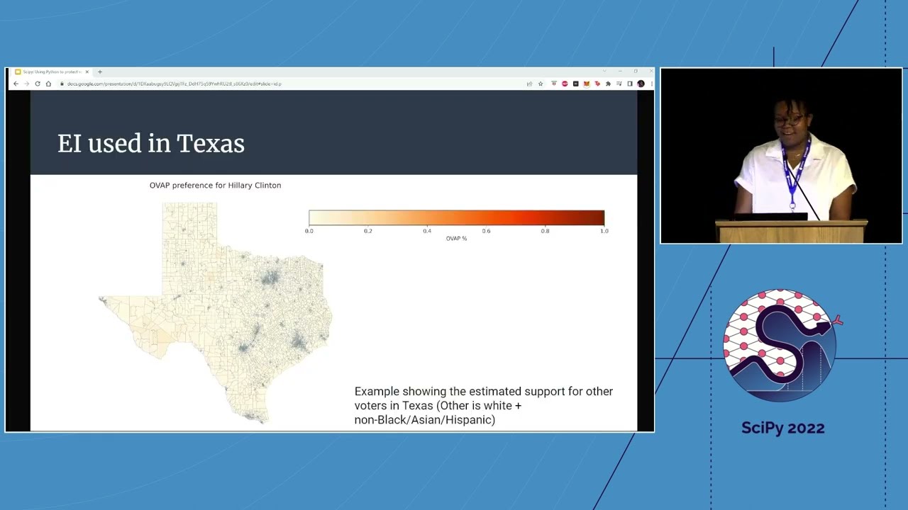 Python to Protect Voting Rights- Karin Knudson, Chanel Richardson, Gabe Schoenbach | SciPy 2022