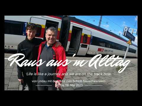 coole EBike Tour neben/auf dem Bodensee Königssee Radweg BKR bis Schloss Neuschwanstein an 2 Tagen