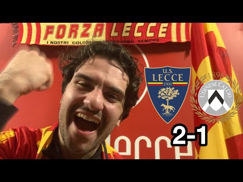 LECCE-UDINESE 2-1 : VITTORIA AL CARDIOPALMA!💛❤️🔥BANDA SEI PERDONATO!▶️SERIE A ENILIVE 2025/2026