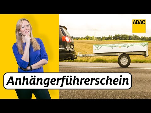 Anhängerführerschein: Klasse B, BE, B 96 - Wann brauche ich welche? | ADAC | Recht? Logisch!
