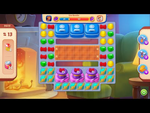 Homescapes Level 9619 No Boosters Gameplay