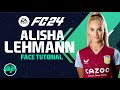 EA FC 24 Alisha Lehmann FACE Pro Clubs CLUBES PRO Face Creation - CAREER MODE - LOOKALIKE