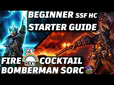 Grim Dawn 1.2 Beginner Guide - Fire Blackwater Cocktail Sorcerer - The Bomberman [HC viable]