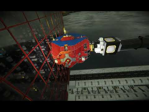 Space Engineers Auto Patrol Drone Production/Deployment With One Press Of A Button :)