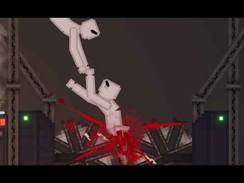 Humans Fall Into The Crushing Shredder In People Playground (2)