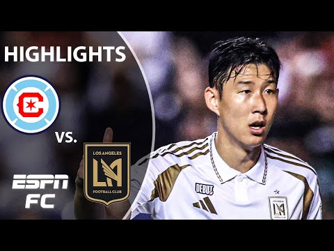 Son Heung-min's DEBUT 🤩 Chicago Fire vs. LAFC | MLS Highlights | ESPN FC