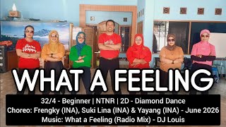 What A Feeling Line Dance | Beginner | @frengkyobaja3842 (INA), @sukilina3825 (INA) &amp; Yayang (INA)