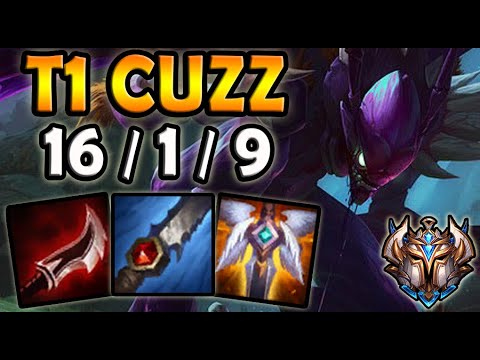 KHAZIX vs EVELYNN Jungle [ T1 Cuzz ] Lol Challenger Korea ✔️ 10.16 ✔️